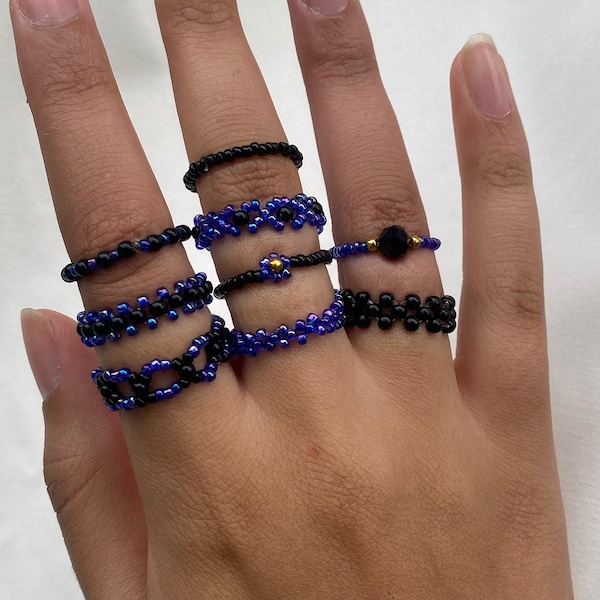 Galaxy Beaded Rings | Choose from 9 Styles