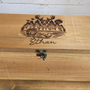 Hunter Keepsake Box | Ammo box | Firearm Cleaning storage | Shotgun Cleaning storage