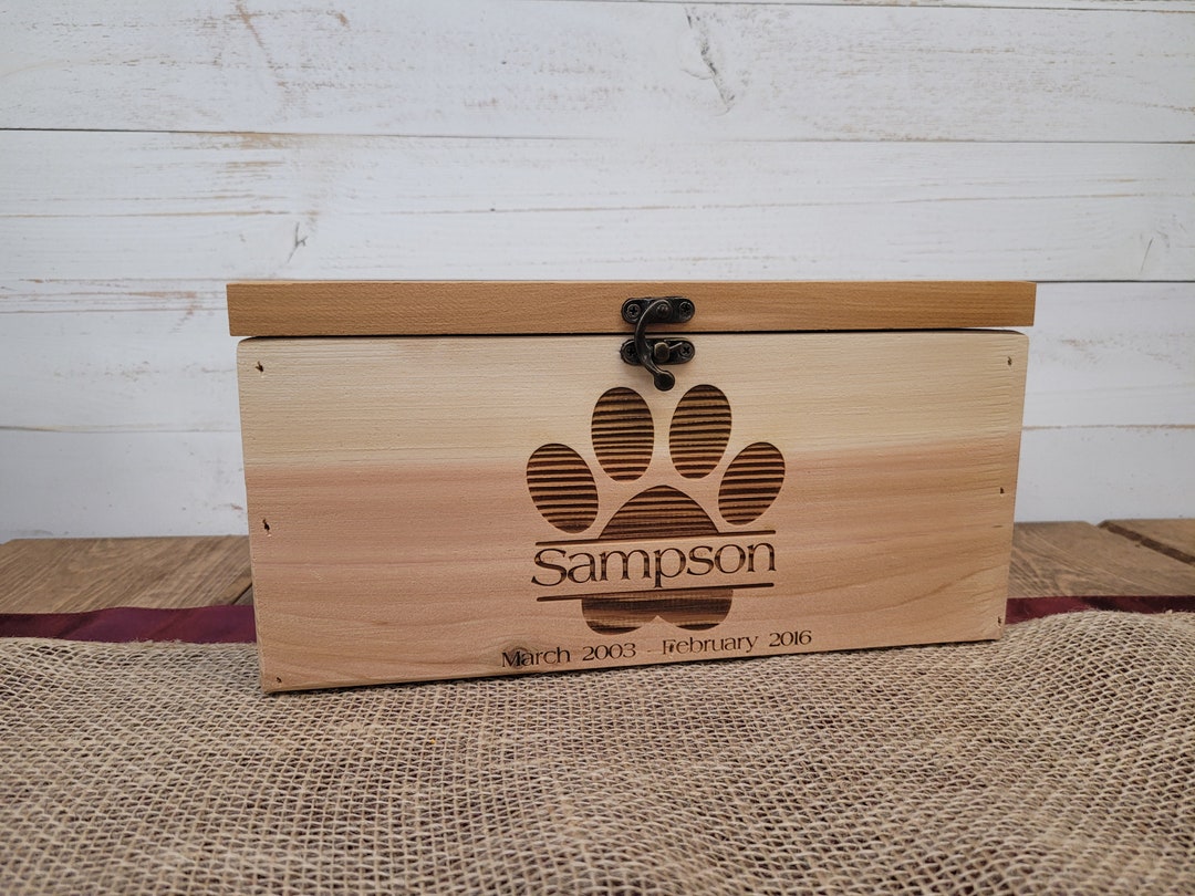 Personalized Keepsake Box dog Keepsake Box Cat Keepsake Box pet
