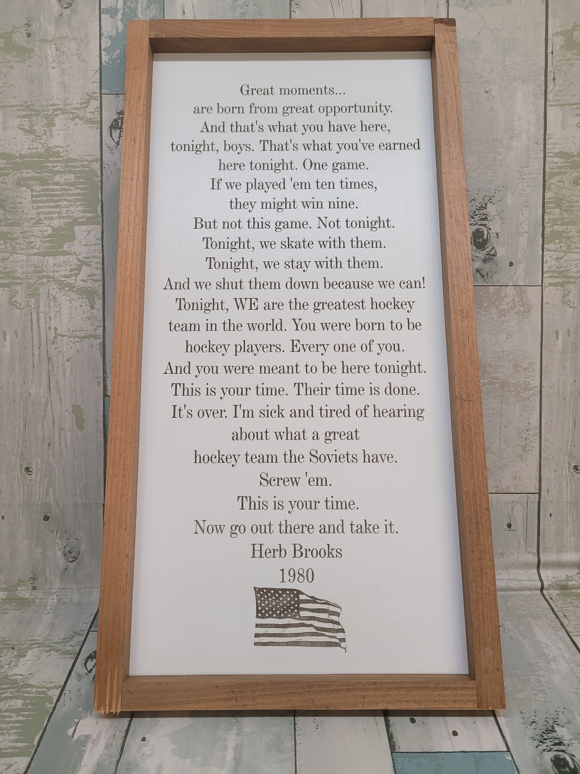 Herb Brooks Full Speech