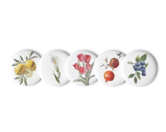 Botanical pins set