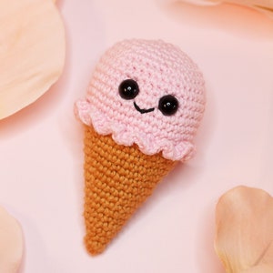 NO-SEW Ice Cream Cone Popsicle, amgiurumi crochet pattern bundle image 5