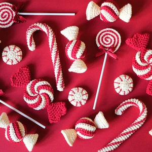 Yummy Christmas Candy, crochet pattern, digital download image 2