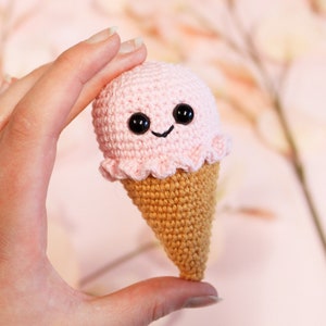 NO-SEW Ice Cream Cone Popsicle, amgiurumi crochet pattern bundle image 3