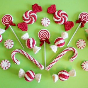 Yummy Christmas Candy, crochet pattern, digital download image 9