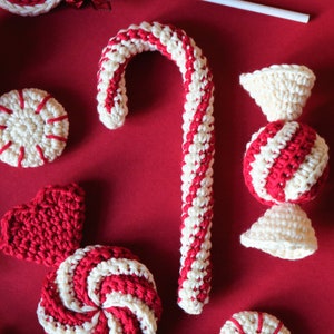 Yummy Christmas Candy, crochet pattern, digital download image 4