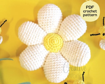 Bellas Flower, crochet pattern, digital download