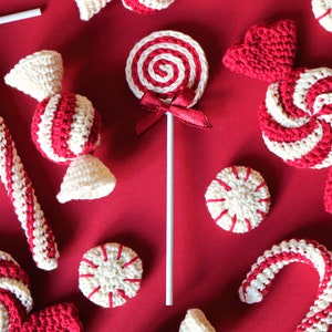 Yummy Christmas Candy, crochet pattern, digital download image 6