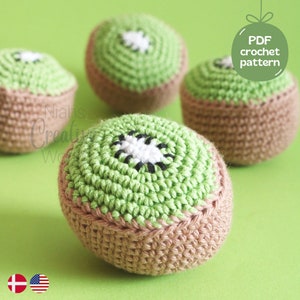 Kiwi, crochet pattern, digital downlaod