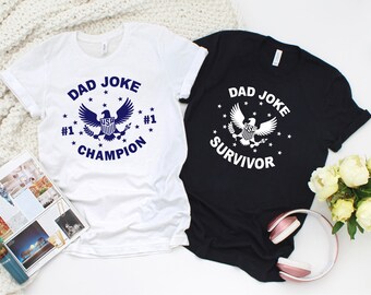 Camicia Papà Jokes, Camicia Campione Papà Scherzo, Camicia Papà Scherzo Sopravvissuto, Camicia Festa del Papà, Camicia Funny Dad, Camicia Papà Funny