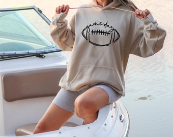 Game Day Hoodie, Sunday Football, Sports Hoodie, Football Hoodie, Football Season Hoodie, Game Day Vibes, Popular Game Day Hoodies