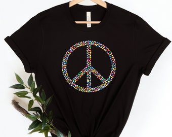 Peace Sign Shirt, Peace T-Shirt, Peace Shirt, Peace Sign T-Shirt, Graphic Tees For Women, Peace Symbol, Peace T-Shirt, Peace Symbol Shirt