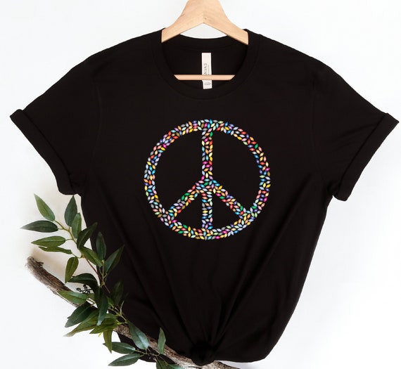 Peace Sign Shirt, Peace T-Shirt, Peace Shirt, Peace Sign T-Shirt, Graphic Tees For Women, Peace Symbol, Peace T-Shirt, Peace Symbol Shirt