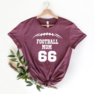 Football Mom Shirt, Custom Number and Team Shirt, My Boy Football Shirt, Glitter Football Shirt, Custom Football Shirt,Football Lover Shirt