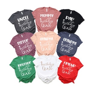 Camicia di compleanno per la famiglia, Camicie per la squadra di compleanno, Camicie per la famiglia di compleanno, Camicia per l'equipaggio di compleanno, Camicie per ragazze di compleanno, Camicie per feste di gruppo di compleanno