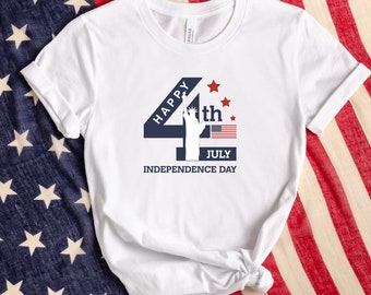 4. Juli Freiheitsstatue Shirt, amerikanische Flagge Shirt, 4. Juli Flagge Shirt, patriotisches Shirt, USA Flagge Shirt, Unabhängigkeitstag Shirt