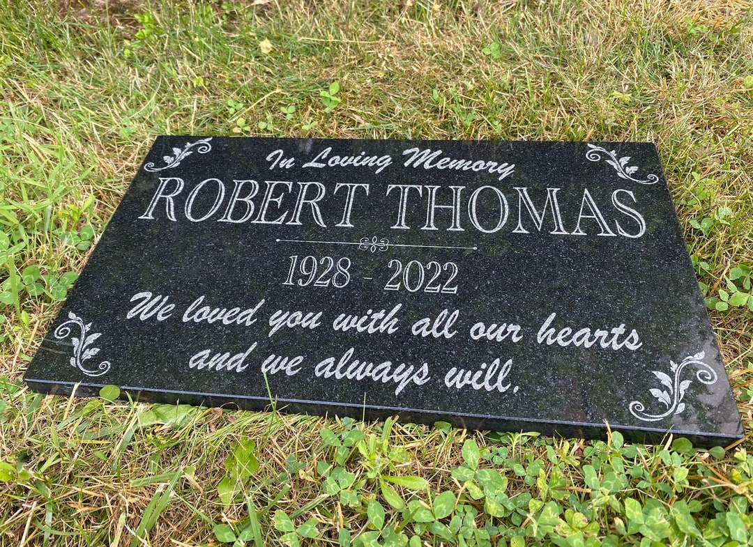 Memorial Stone for Mom Dad, Personalized in Loving Memory Memorial ...
