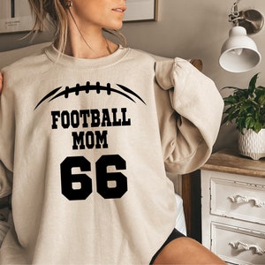Football Mom Sweatshirt, My Boy Football Shirt, Glitter Football Shirt, Custom Football Shirt,Football Lover Shirt, Football Mom Shirt