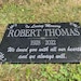 Memorial Stone for Mom Dad, Personalized in Loving Memory Memorial ...