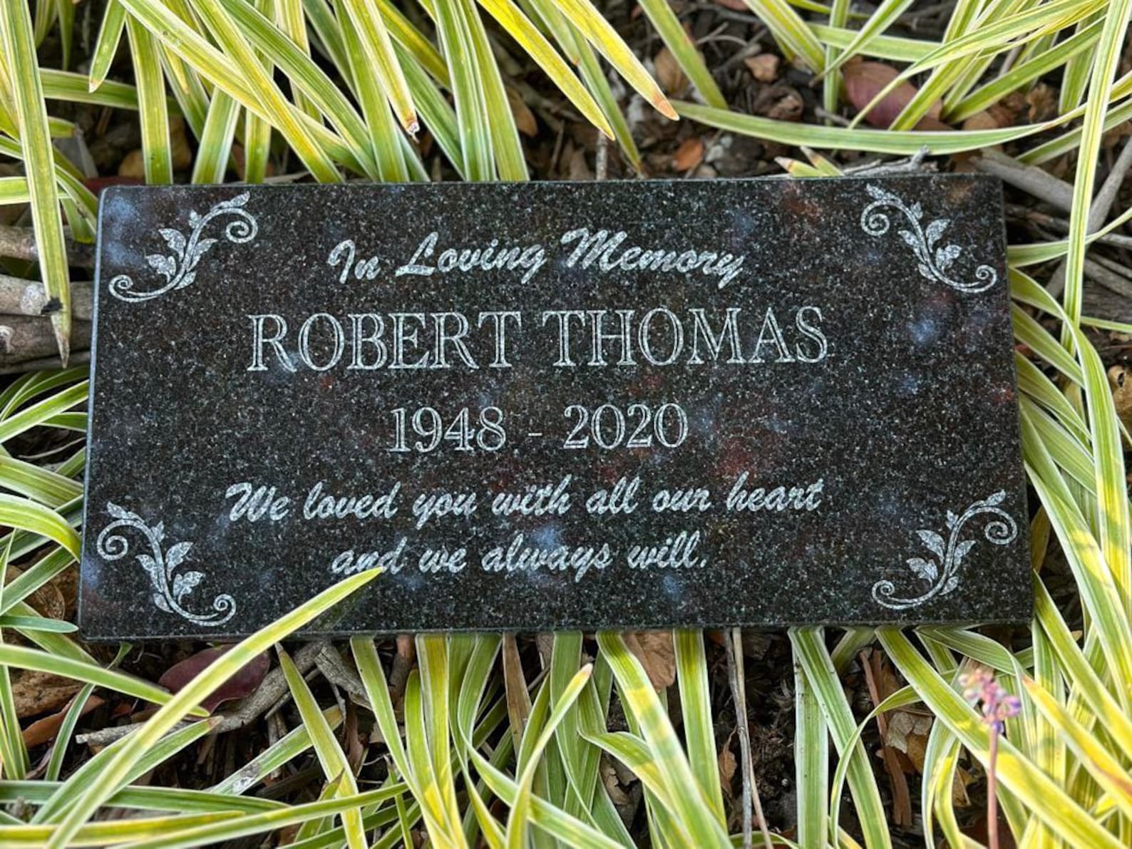 Memorial Stone for Mom Dad Personalized in Loving Memory - Etsy