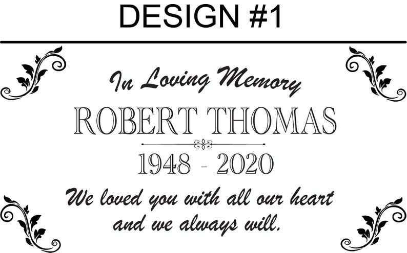 Memorial Stone for Mom Dad Personalized in Loving Memory - Etsy