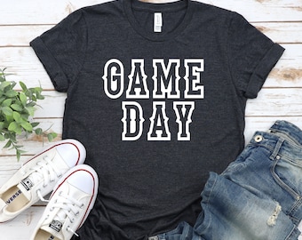 Game Day Shirt, Sunday Football, Sports Shirt, Football Shirt, Baseball Shirt,Football Season Shirt, Game Day Vibes, Trendy Game Day Shirt