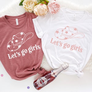 Let's Go Girls Bachelorette Party Shirts, Team Bride Shirts, Bridesmaid Party Group Shirt, Bridal Party Shirt, Girls Trip, Cowgirl Shirts