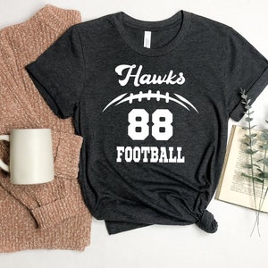 Custom Number Team Shirt, Football Mom Custom Shirt, Football Shirt Gift, Highschool College Football Shirt, Gift for Football Player