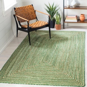 Custom Size Natural Jute and Cotton Green Handwoven Boho Area Rug/Runner/Doormat, Eco Friendly Rug,Turkish Runner,Rug, Area Rug, Rag Rug