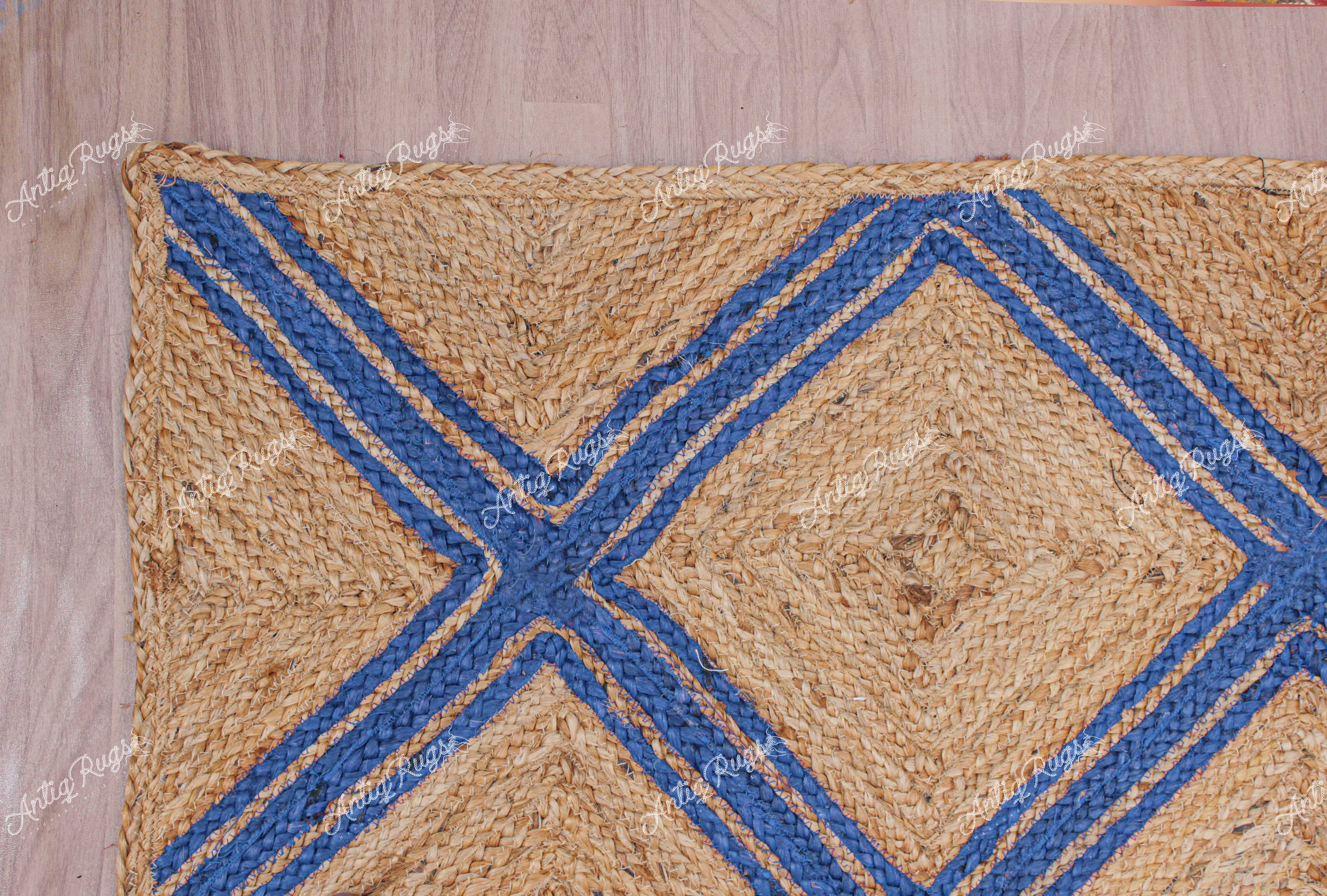 Handmade Natural Jute Rug Runner Custom Size and Color Jute Etsy