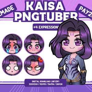 Kai&#39;Sa League Of Legends Premade Pngtuber