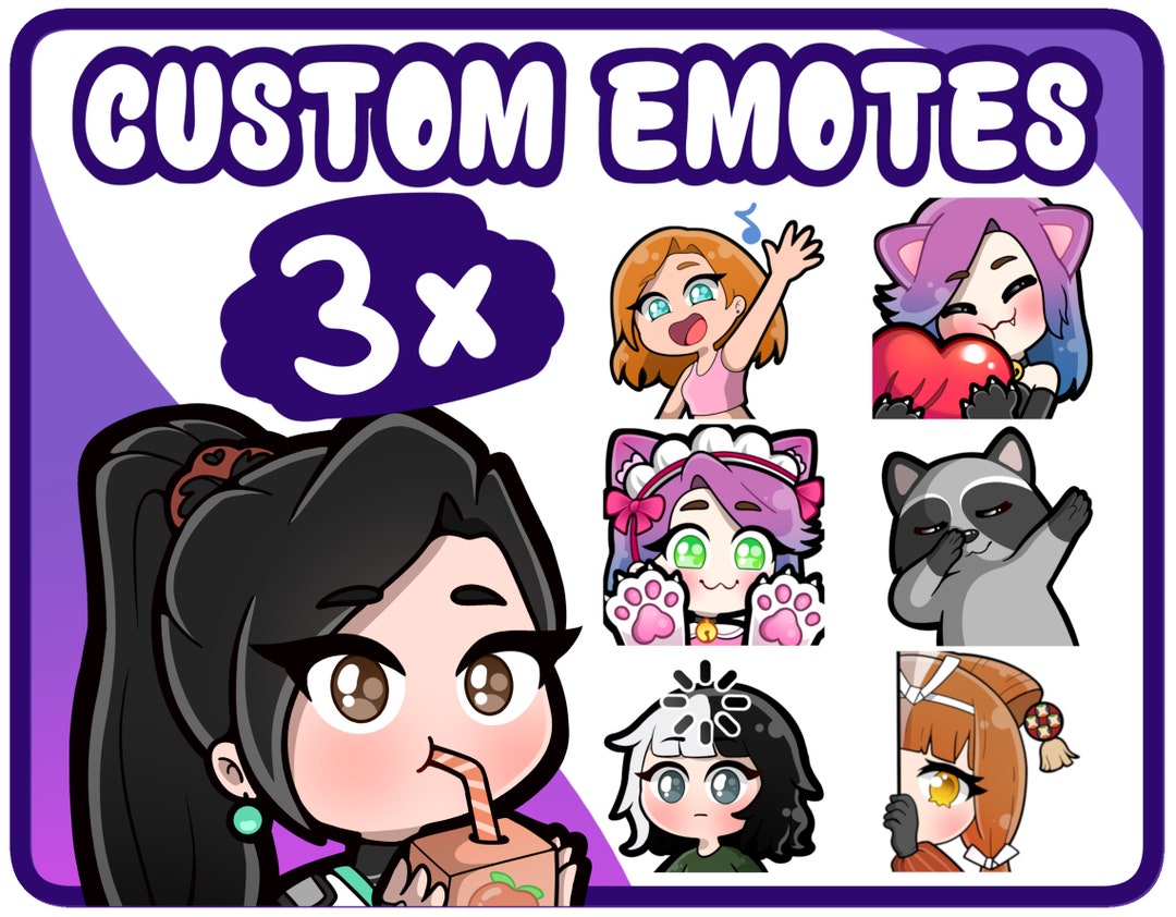 Emote for Streamer Static Emote Animated Emote Discord 