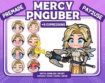 Mercy Overwatch Premade Pngtuber