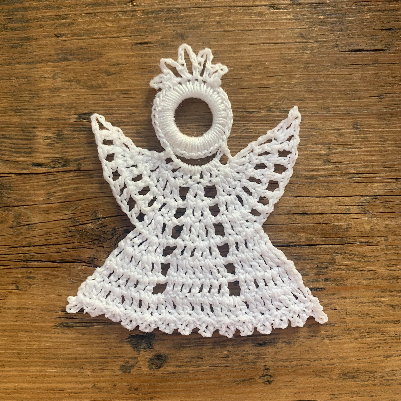 PATTERN: Crocheted Christmas Angel Tree Ornaments - Etsy