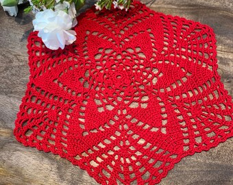 Starlight Crocheted Table Decor Doilies