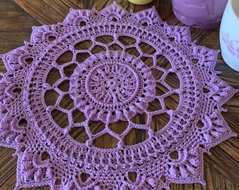 Mentari Crocheted Table Decor Doily