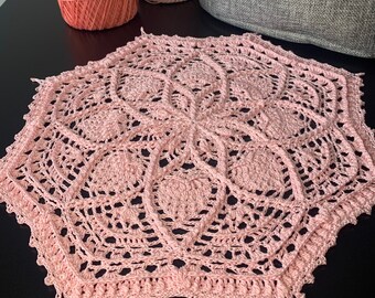 Briony Crocheted Decorative Table Doily