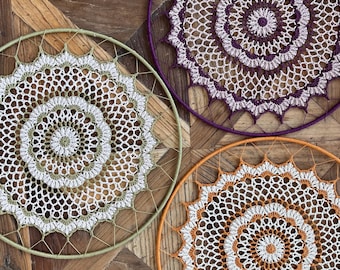 Wall Art: November Crocheted Mandala