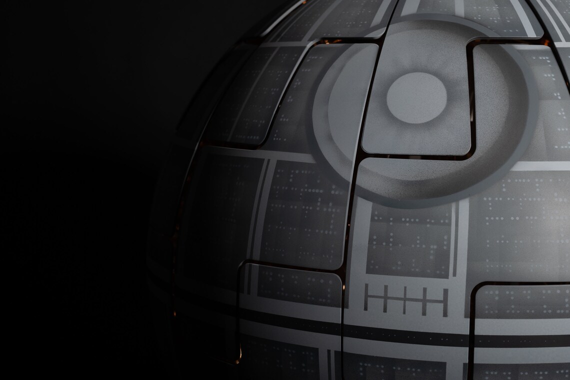 Ikea PS 2014 Star Wars Death Star Exploding Pendant Ceiling Light Lamp ...