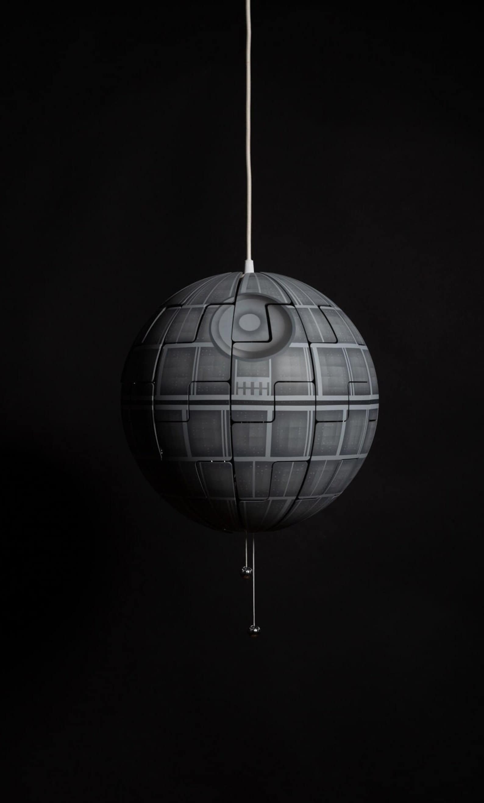 Ikea PS 2014 Star Wars Death Star Exploding Pendant Ceiling Lamp Light ...