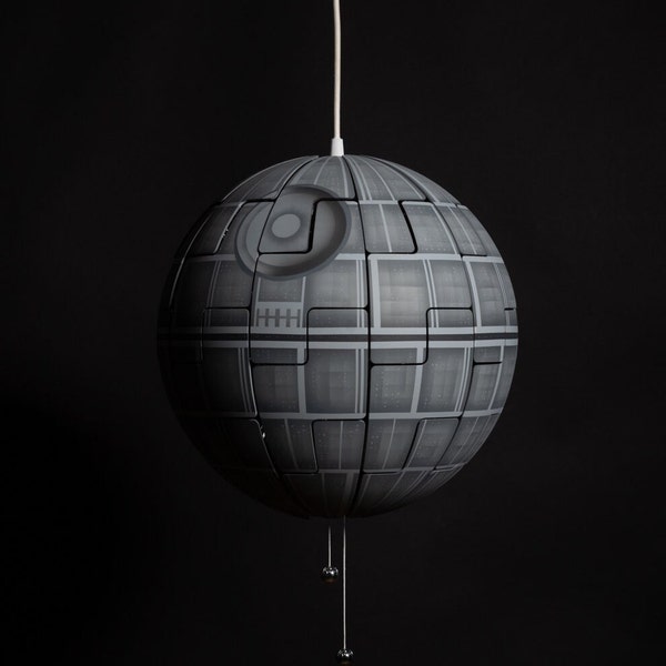 Suspension lumineuse Star Wars Death Star Exploding 35 cm/14" (Édition spéciale très détaillée) Ikea PS 2014