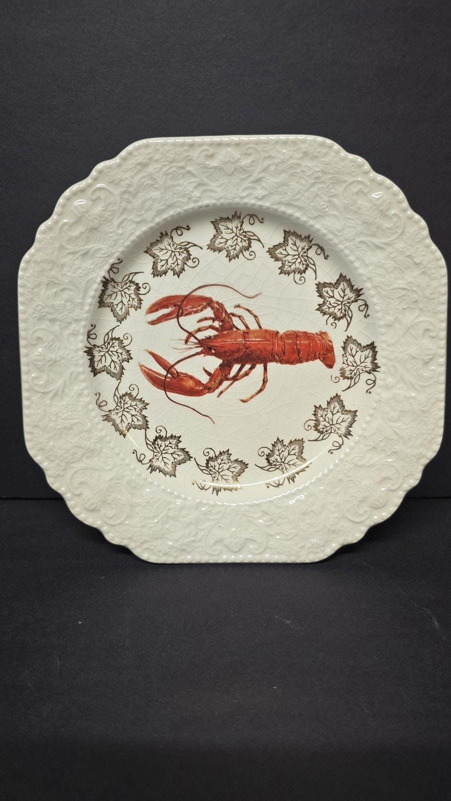 Vintage lobster plate - Etsy 日本