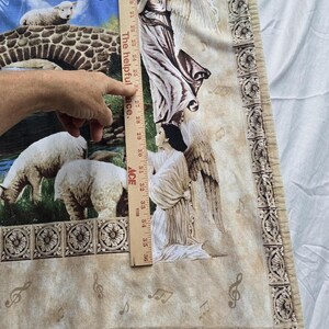 Koc wiszący Springs Industries Amazing Grace Angels Sheep z bawełny zdjęcie 6