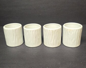 BIA Cordon Bleu Weiß Keramik Auflaufförmchen Set 4 Kleine Runde Woodgrain Ofen sicher