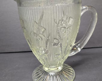 Vintage Jeanette Depression Glaskrug