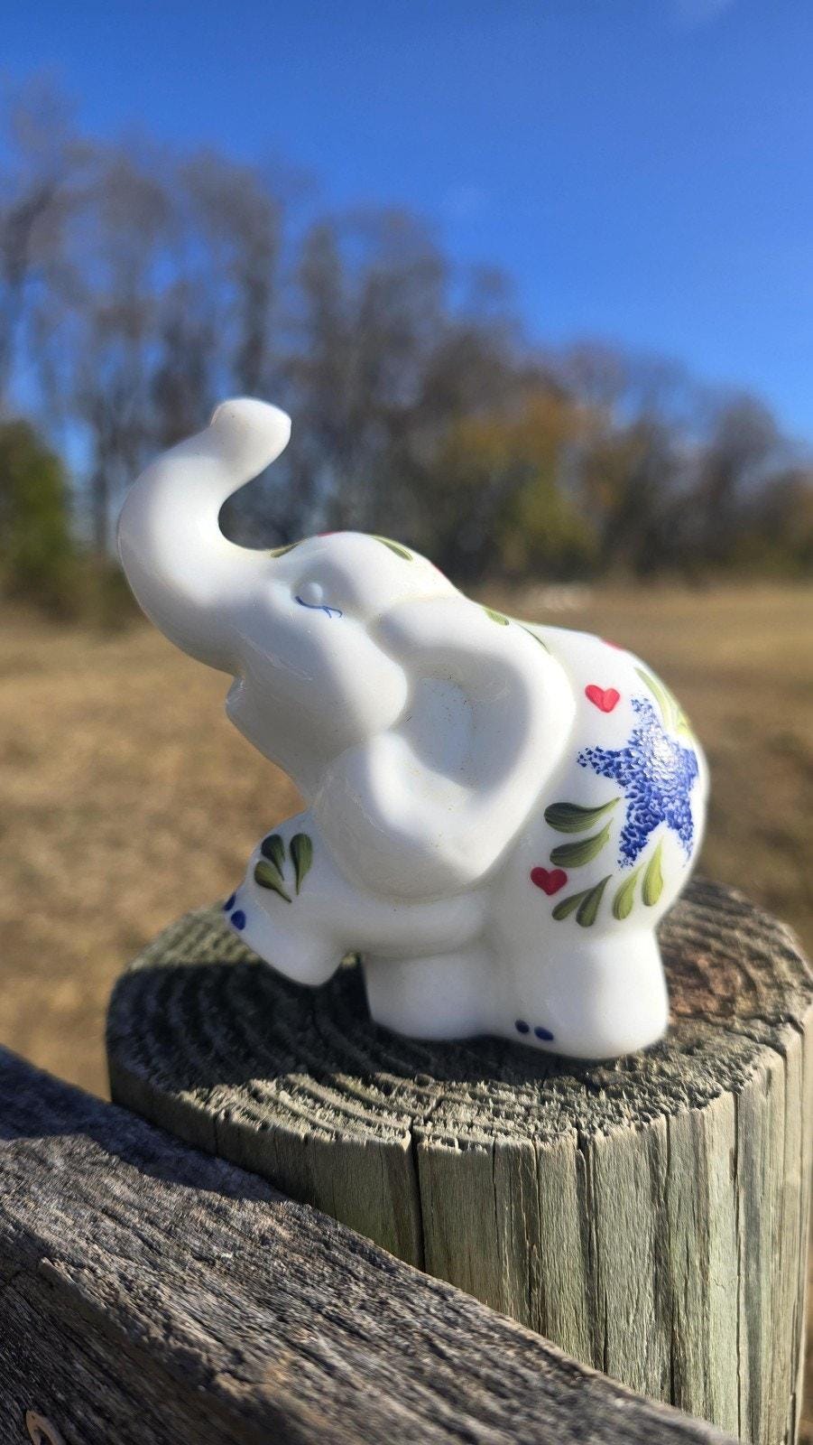 Fenton Elephant Blue - Etsy