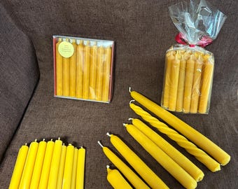 Bienenwachs Kerze Tafelkerze / Stabkerze