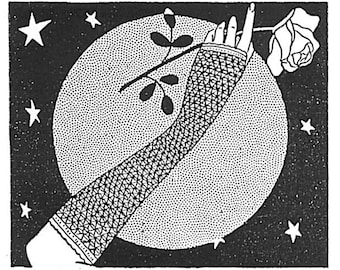 Patron de Mitaines en dentelle au crochet (Patron PDF)