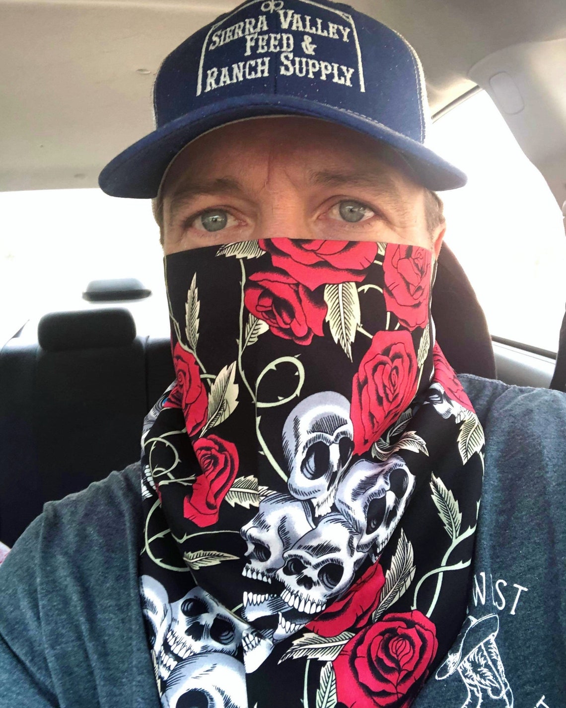 Bandana Face Cover Top Knot Neck Band Hair Wrap Head Etsy