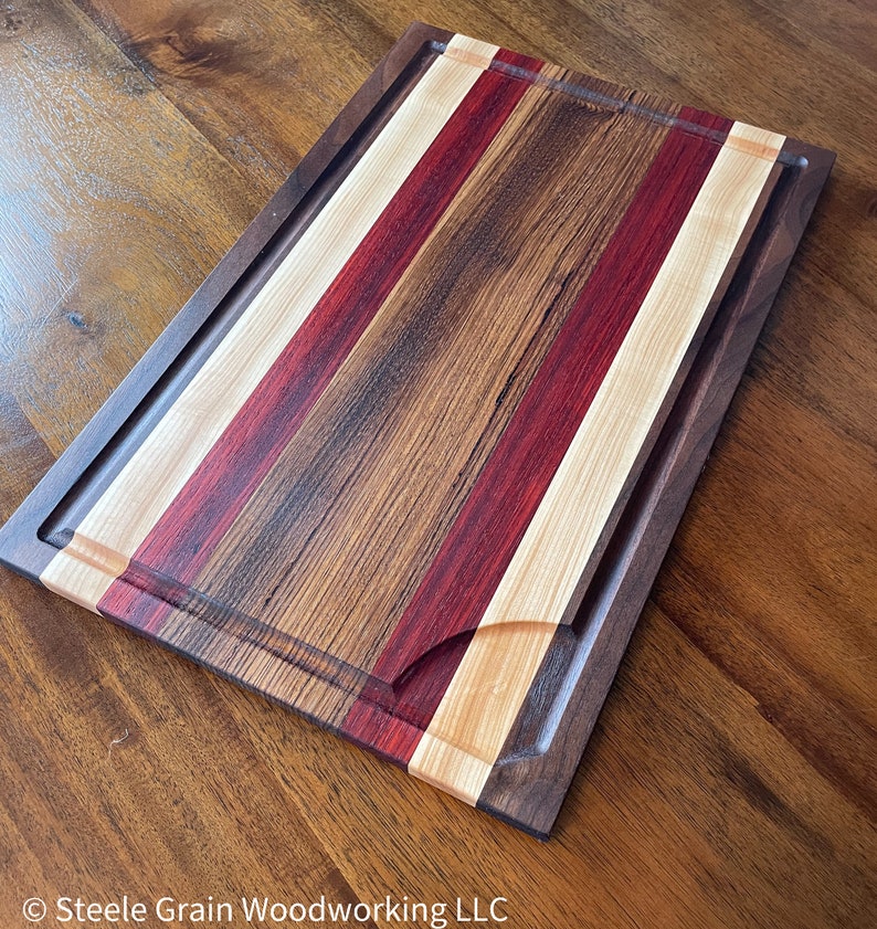 Zebra Wood Cutting Board Etsy
